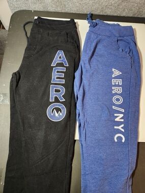 2 Aeropostale Jogger Sweatpants Size Medium